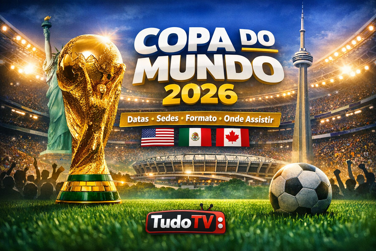 Copa do Mundo 2026 sedes Estados Unidos México Canadá